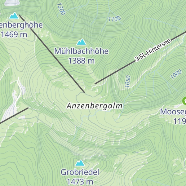 Map of Bergrestaurant Anzenbergalm