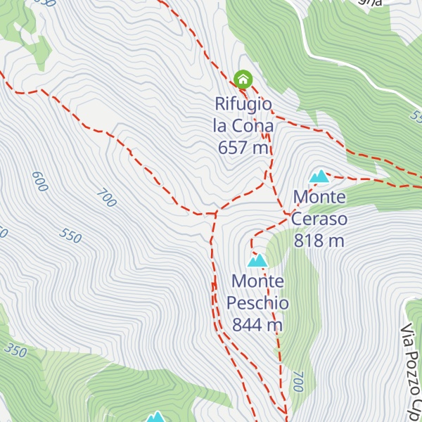 Map of Rifugio Gasbarrone