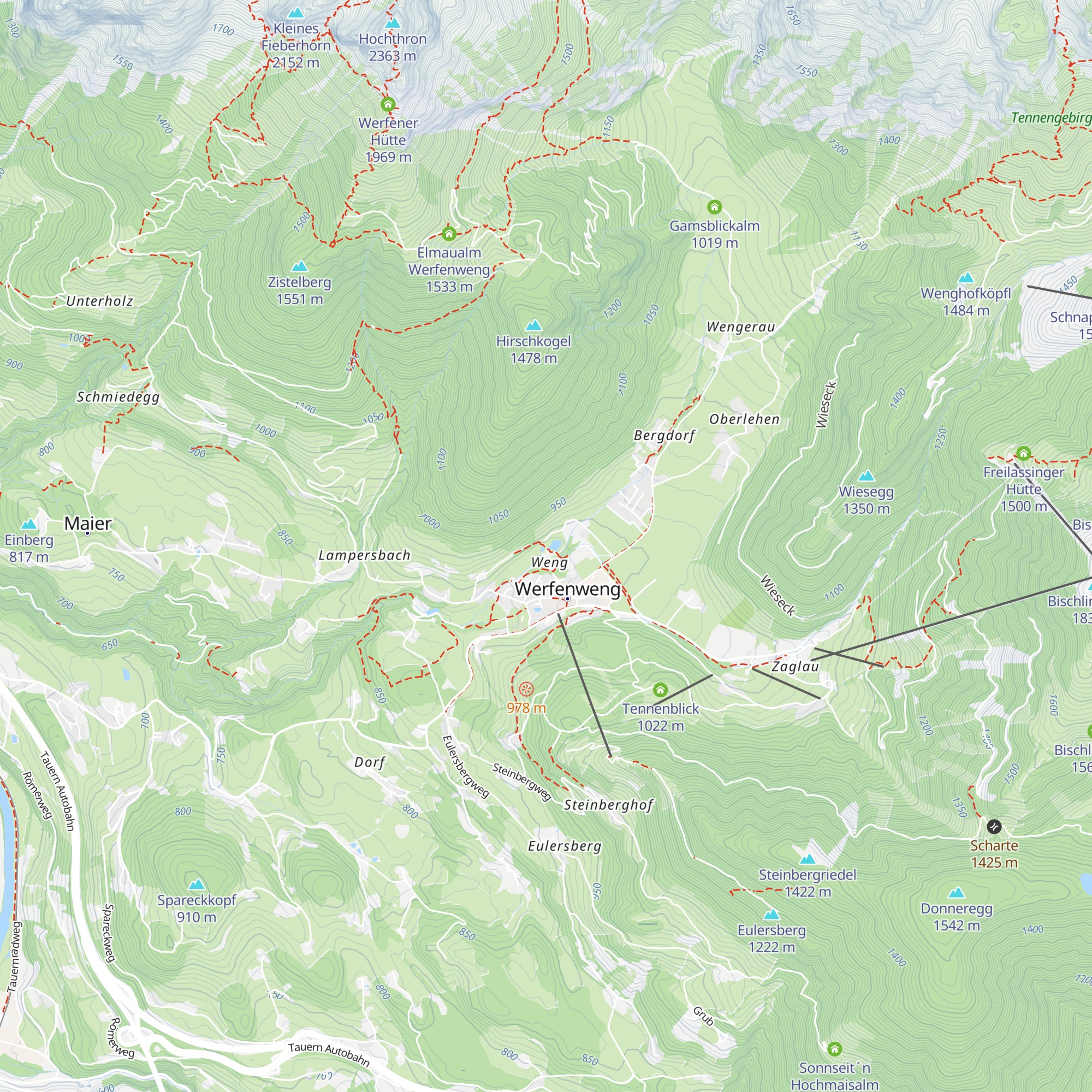 Seealm map