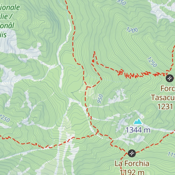 Map of Ricovero casera Rio Nero