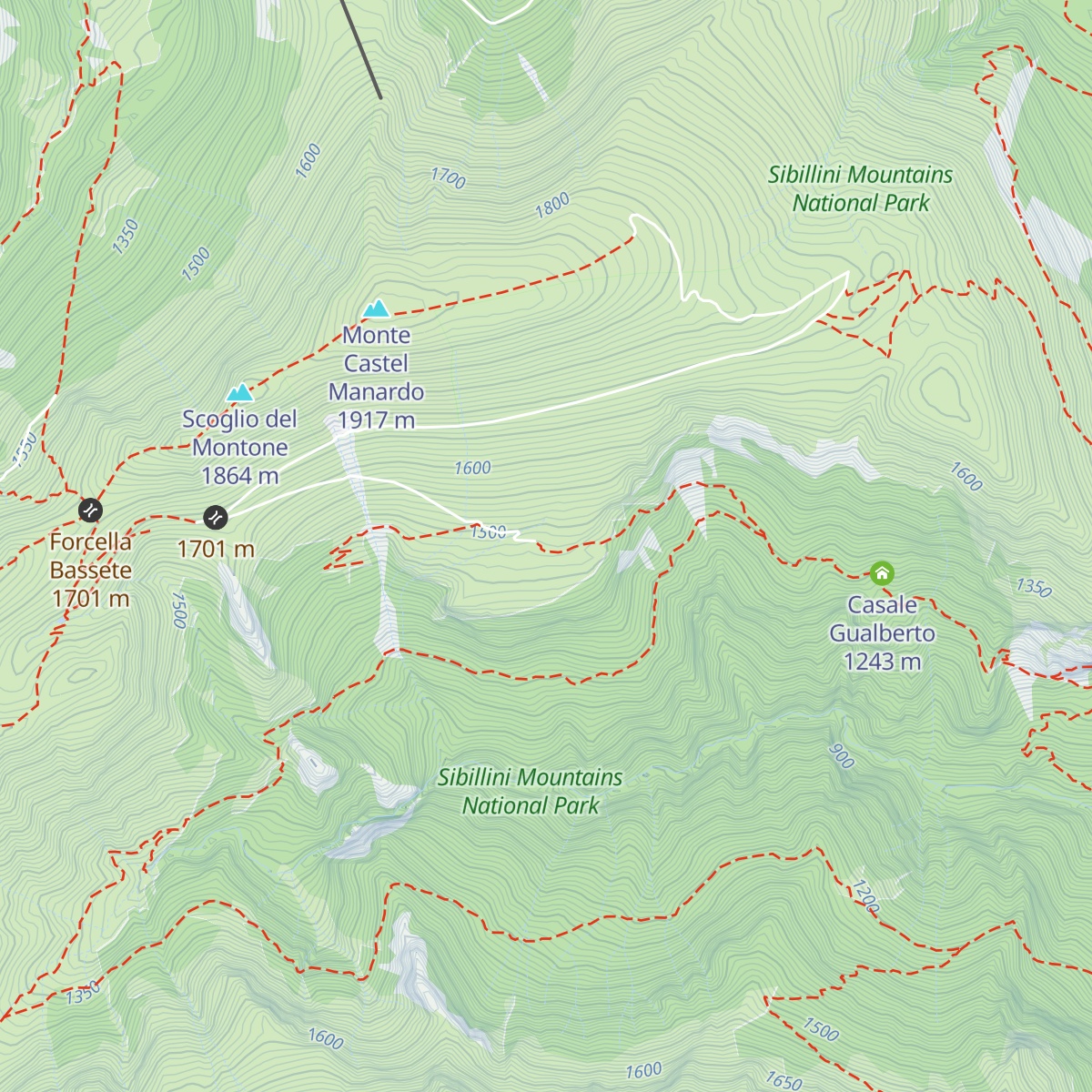Casale Ricci map