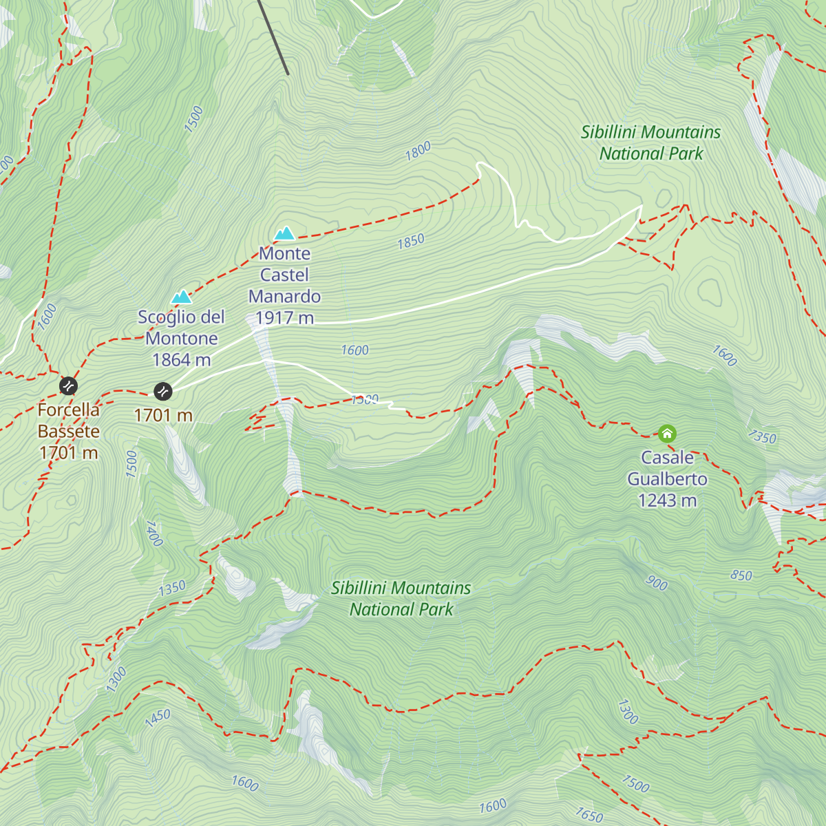 Casale Ricci map
