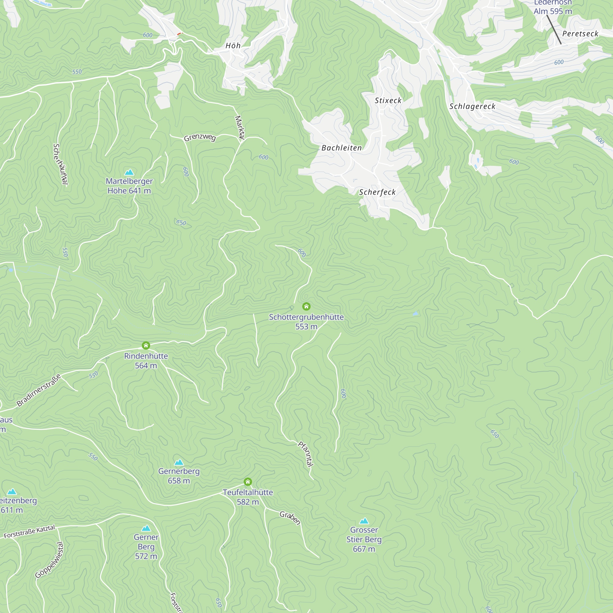 Schottergrubenhütte map