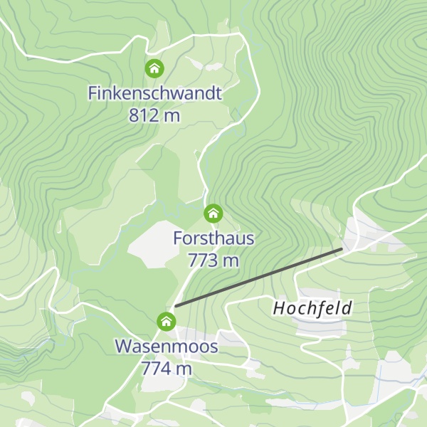 Map of Forsthaus
