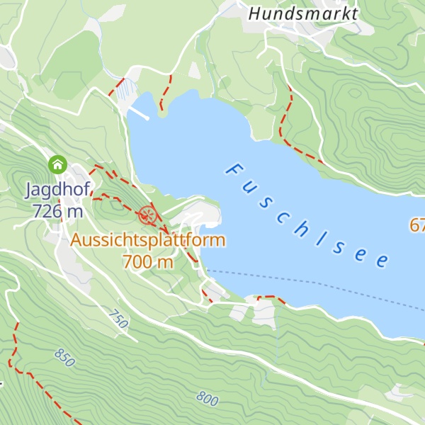 Map of Schloss Fuschl
