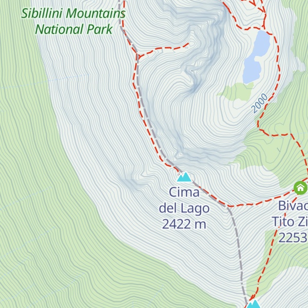 Map of Scoglio dell'Aquila