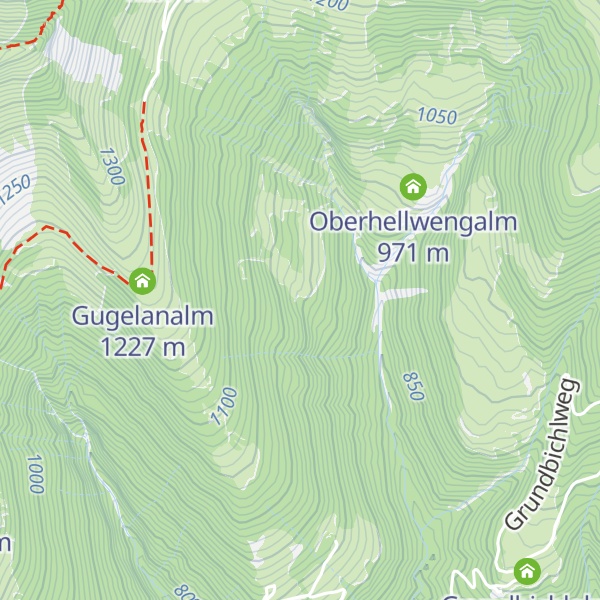 Map of Nesselgrabenalm
