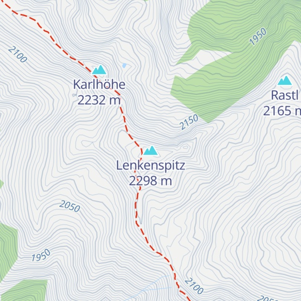 Map of Lenkenspitz