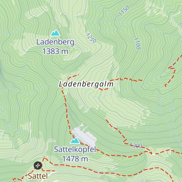 Map of Hauserhütte