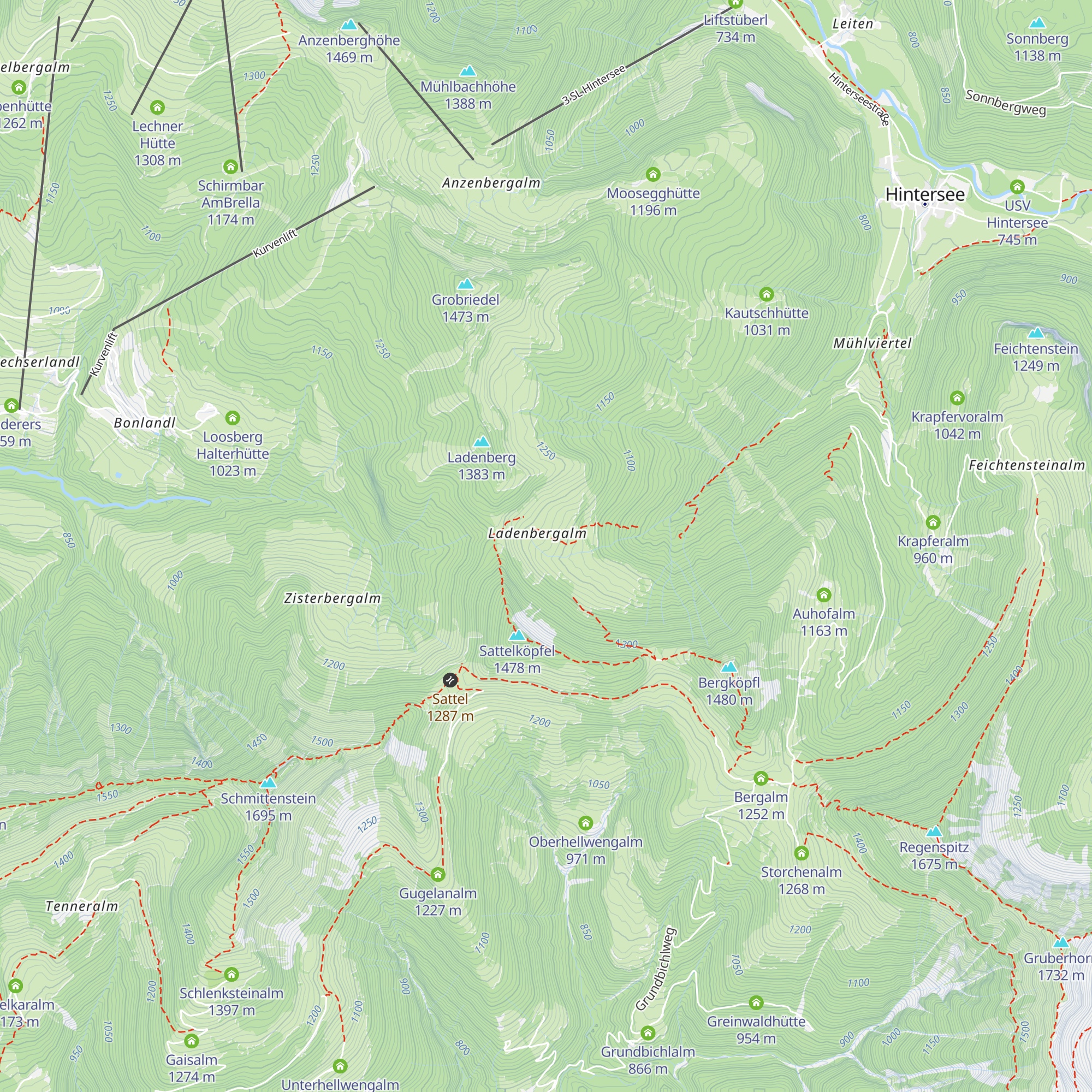 Hauserhütte map