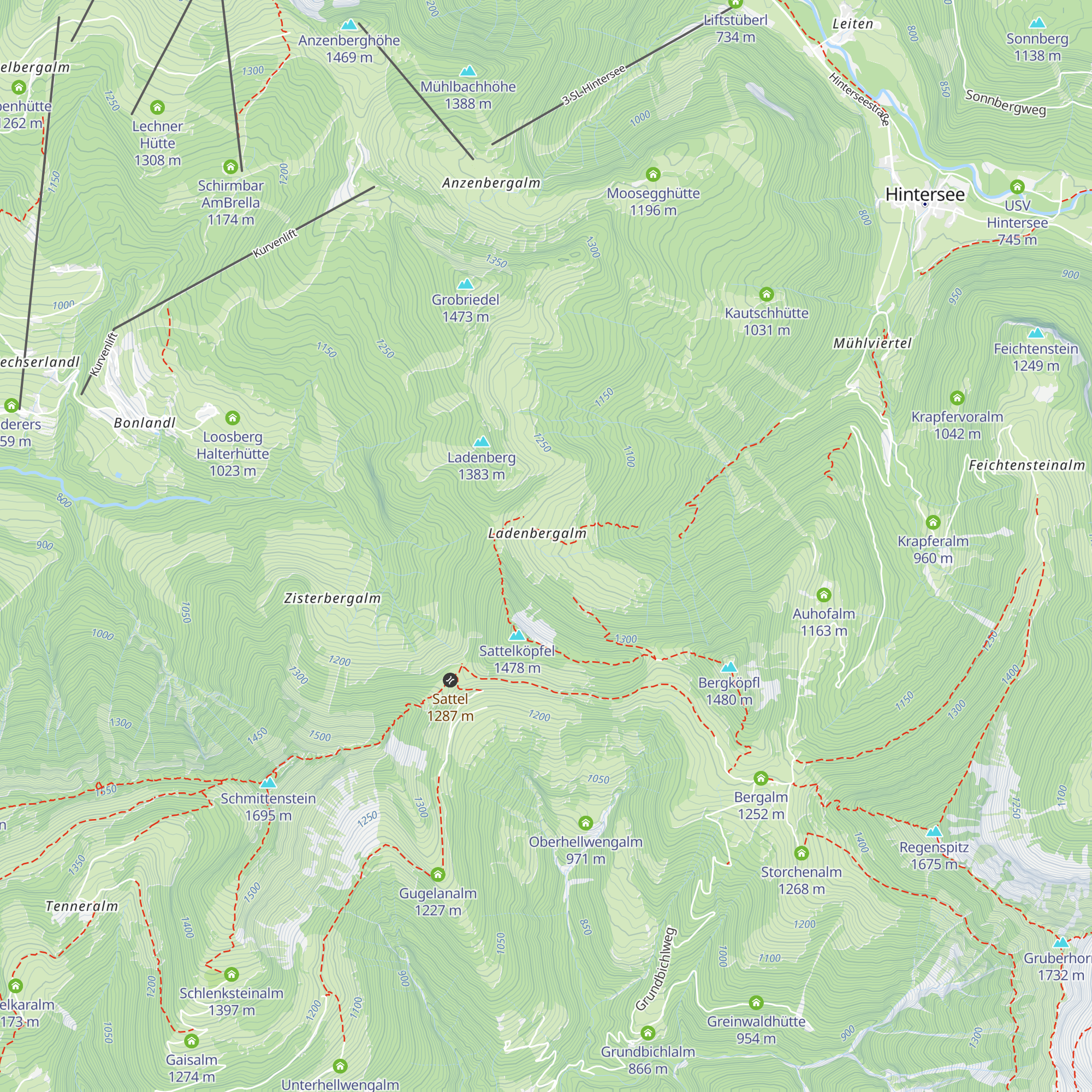 Hauserhütte map