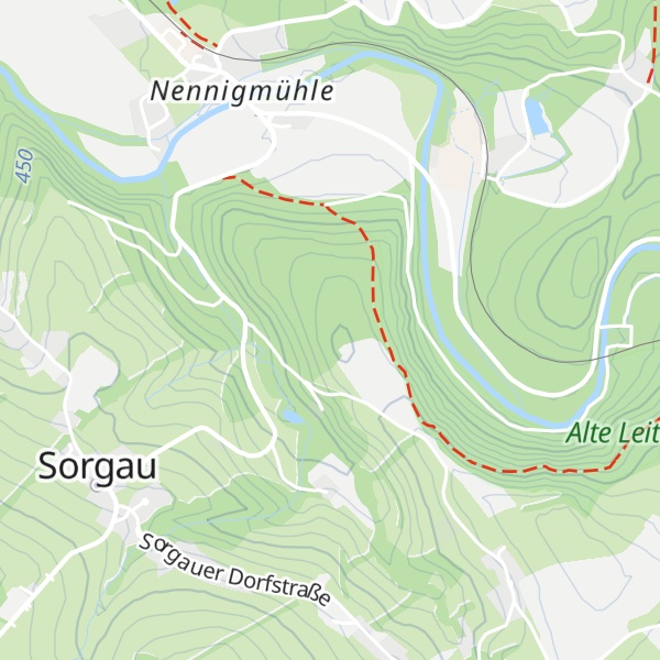 Map of Mühlberg