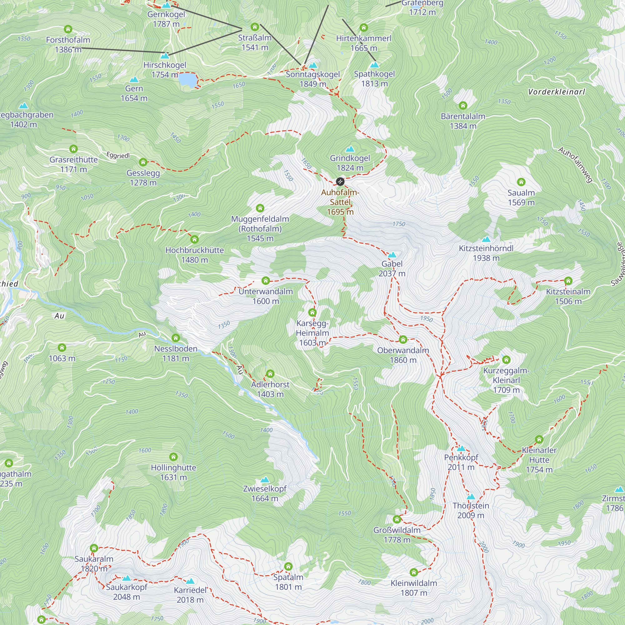 Karsegg-Heimalm map