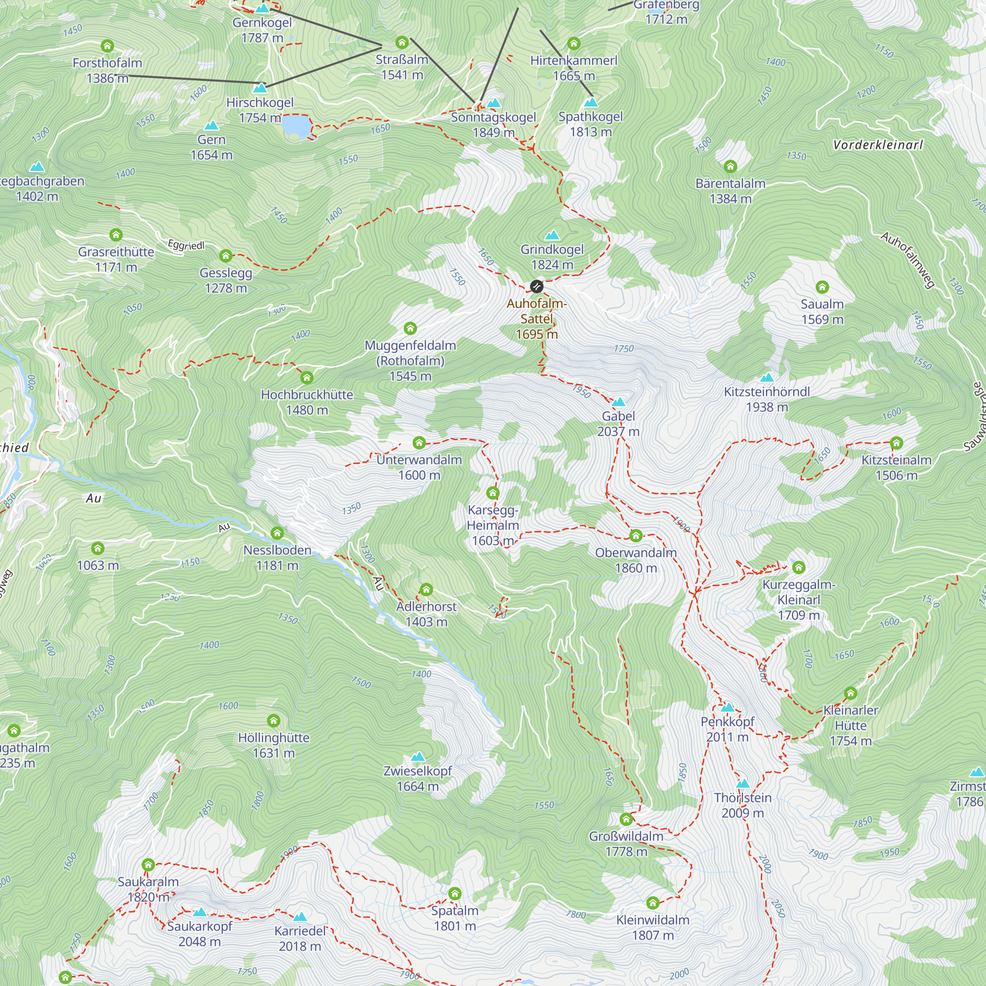 Karsegg-Heimalm map