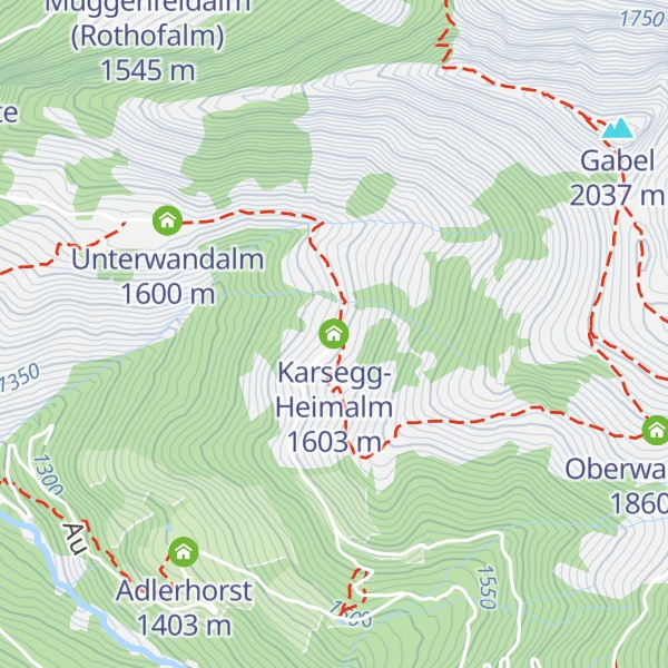Map of Karsegg-Heimalm