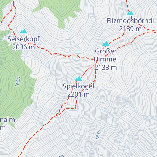Map of Spielkogel