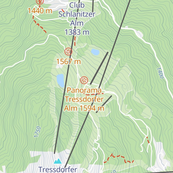 Map of Tressdorfer Alm