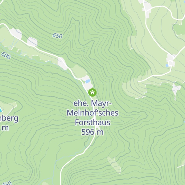 Map of ehe. Mayr-Melnhof'sches Forsthaus