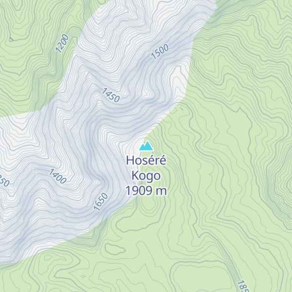 Map of Hoséré Kogo