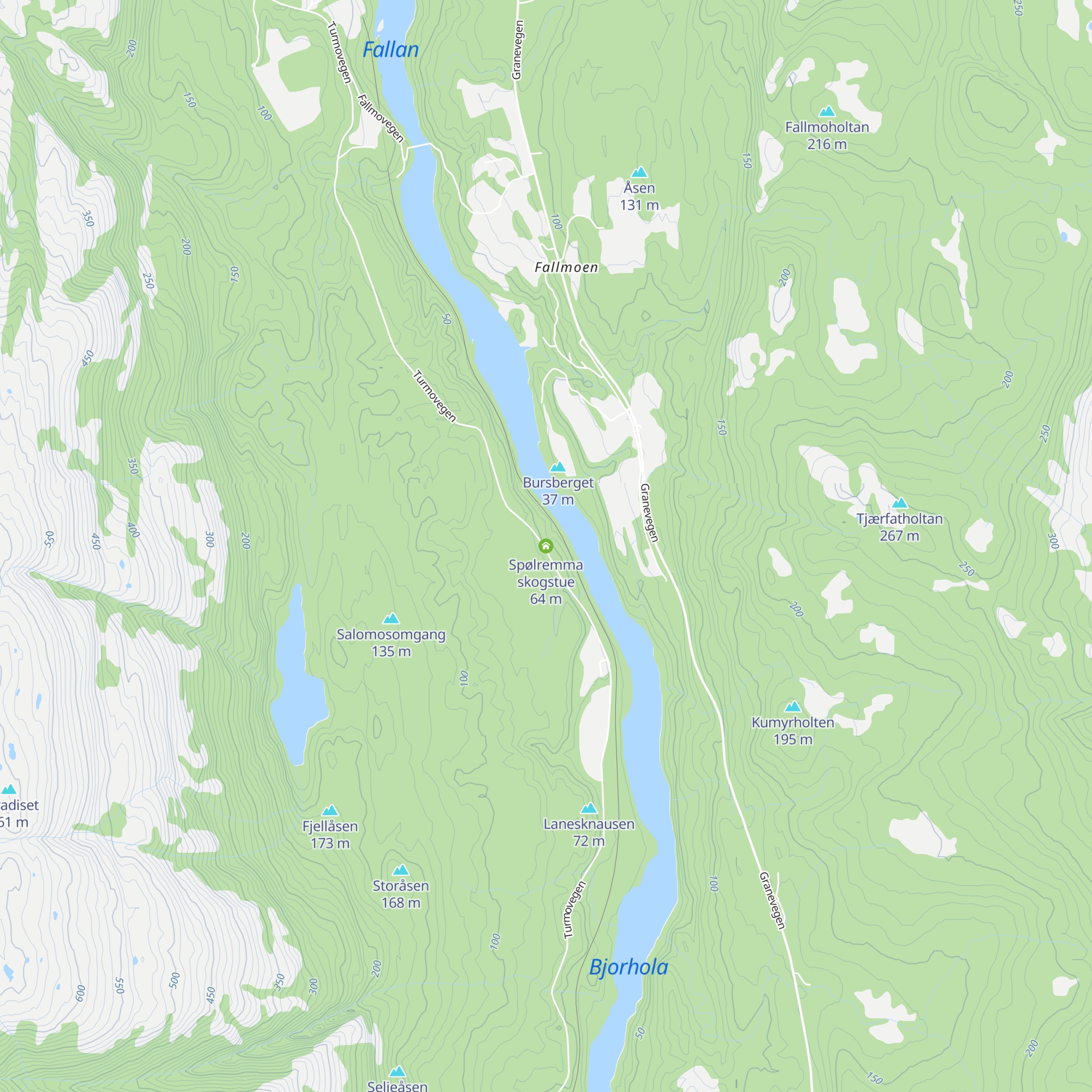 Spølremma skogstue map