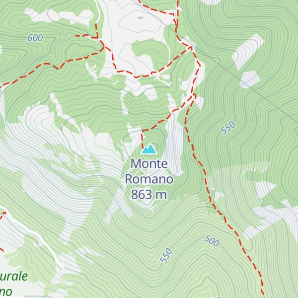 Map of Monte Romano