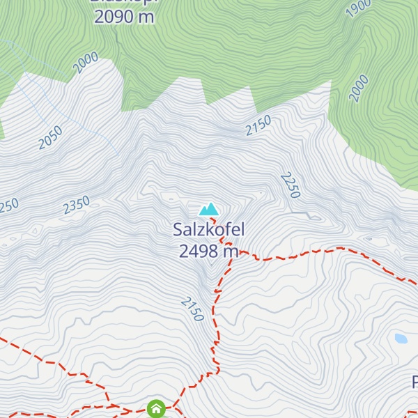 Map of Salzkofel
