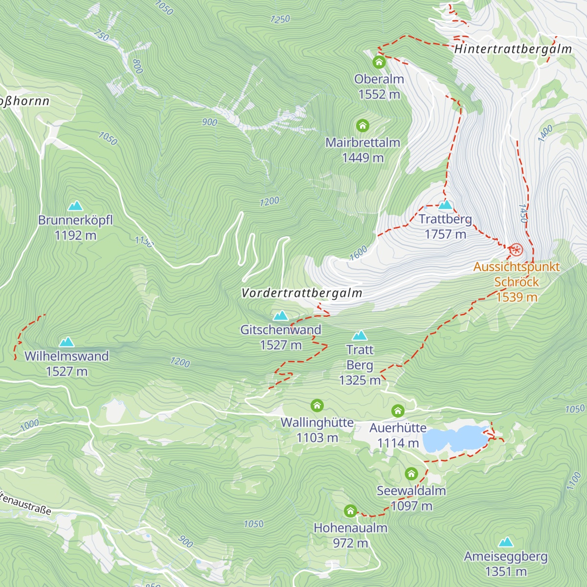 Enzianhütte map