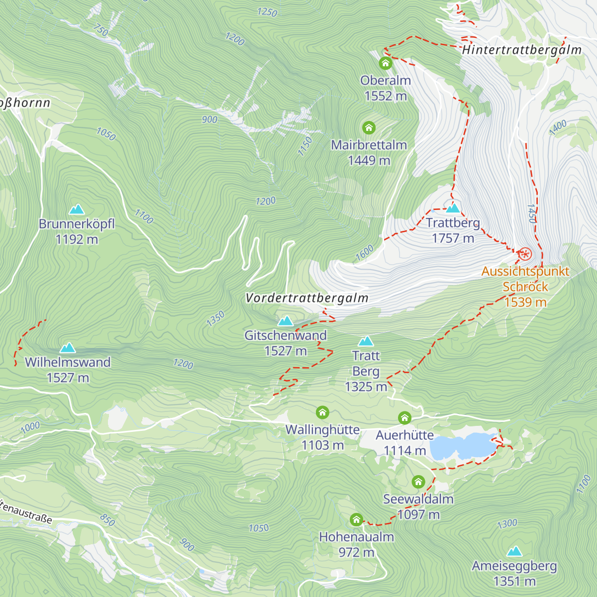 Enzianhütte map