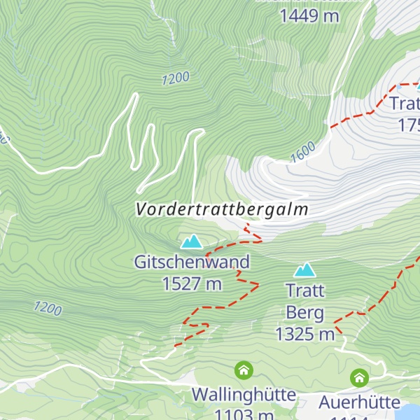Map of Enzianhütte