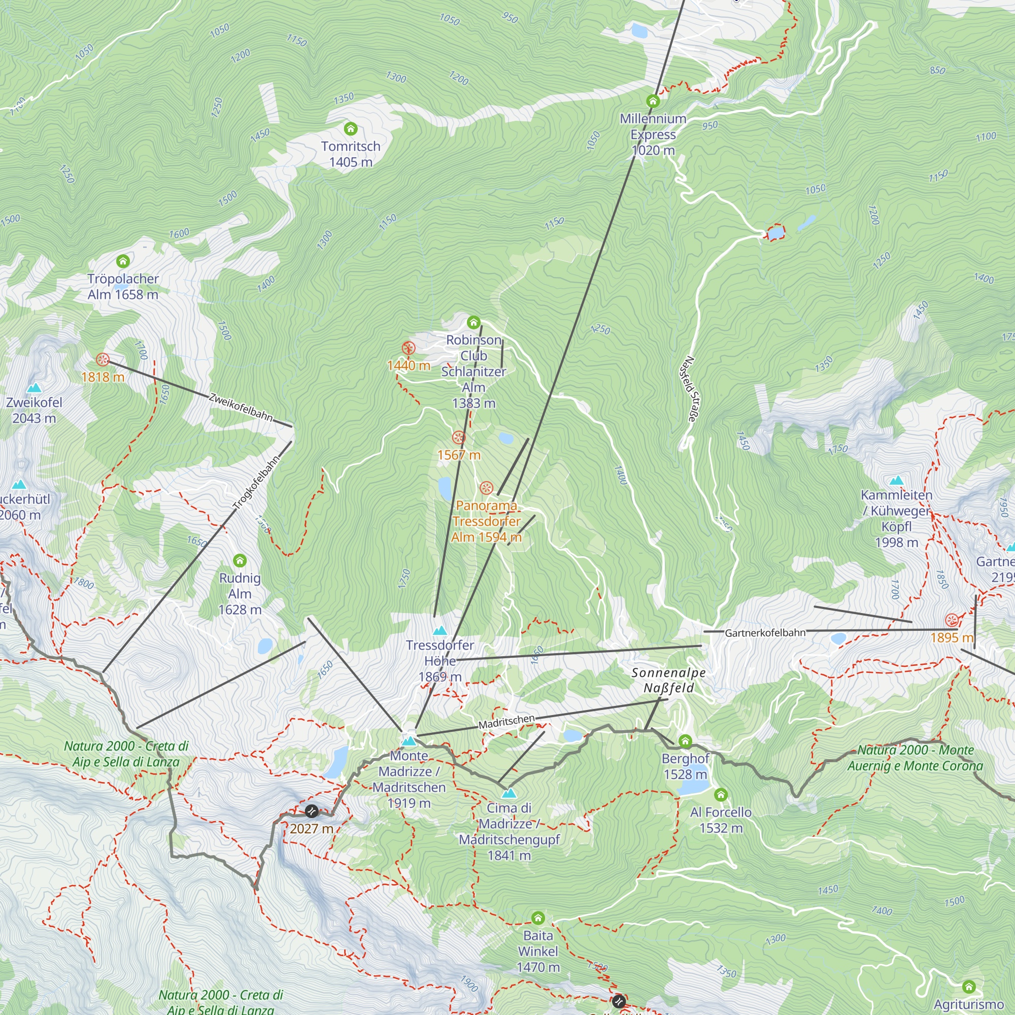 Kristall map