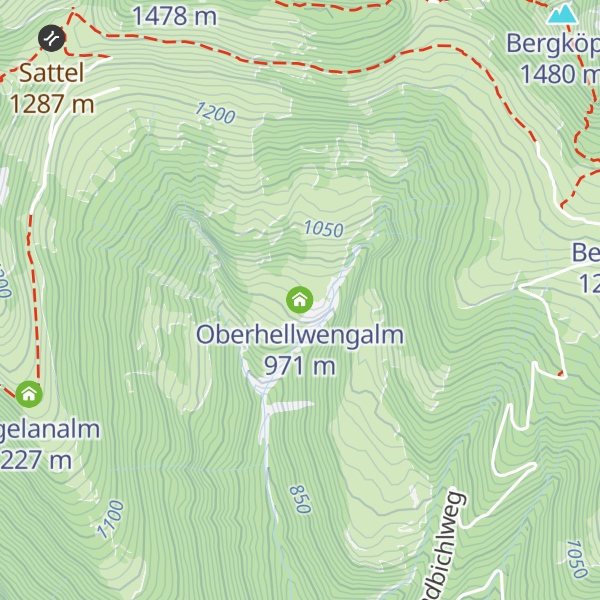 Map of Oberhellwengalm