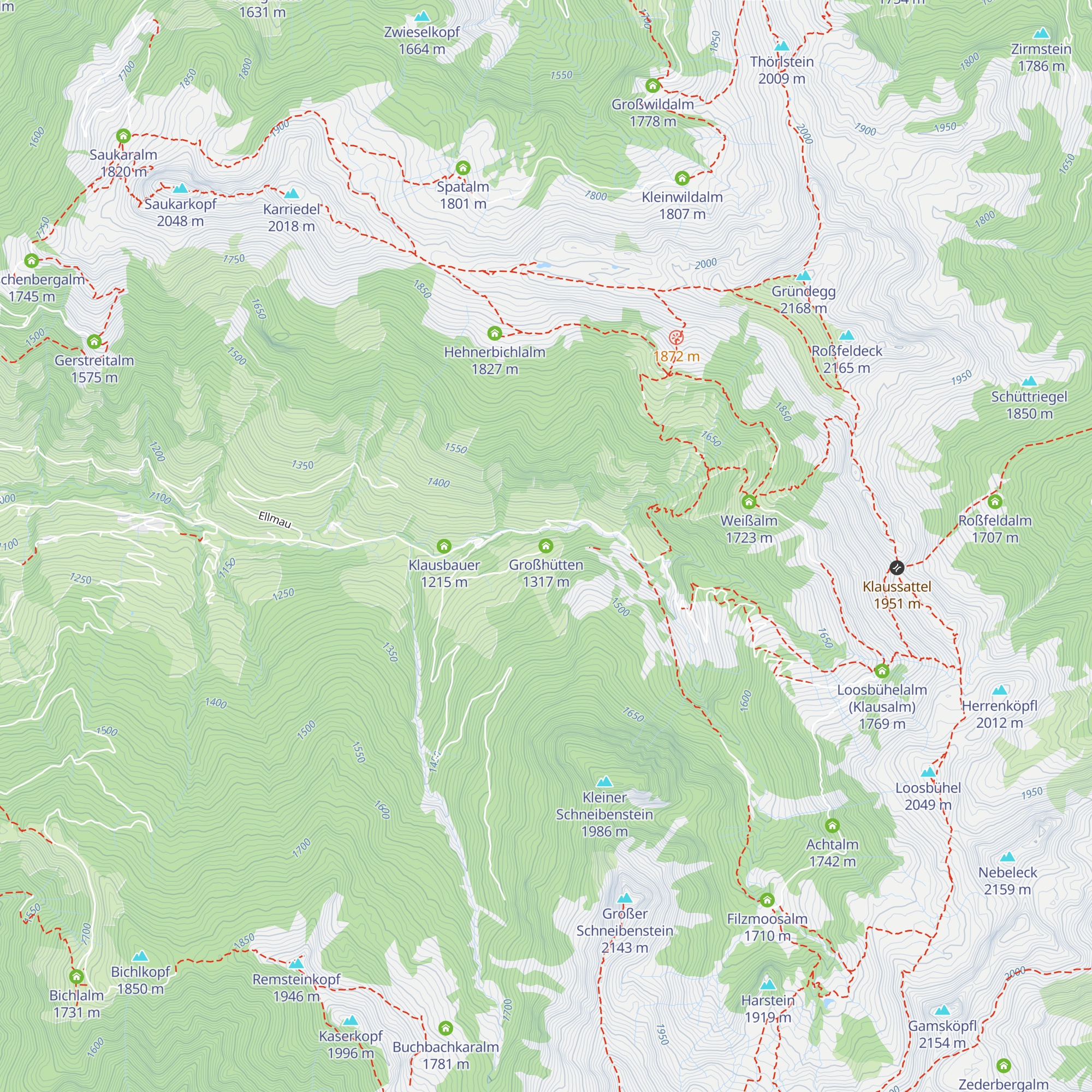 Großhütten map