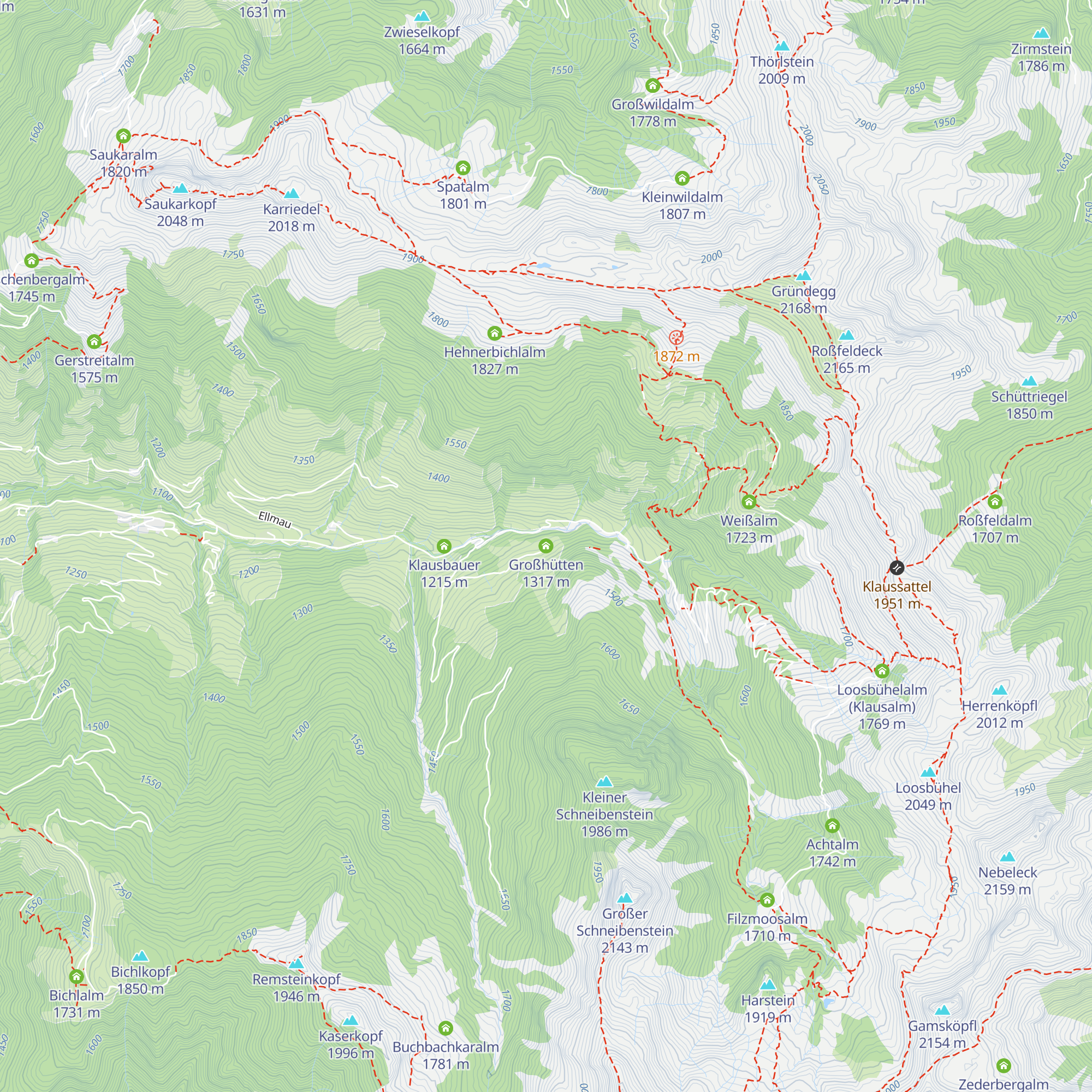 Großhütten map