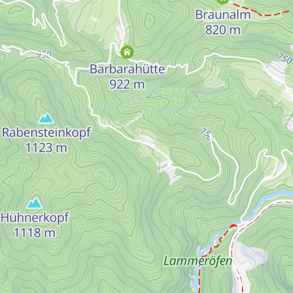 Map of Heubergalm