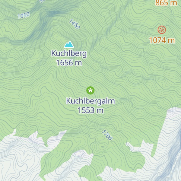 Map of Kuchlbergalm