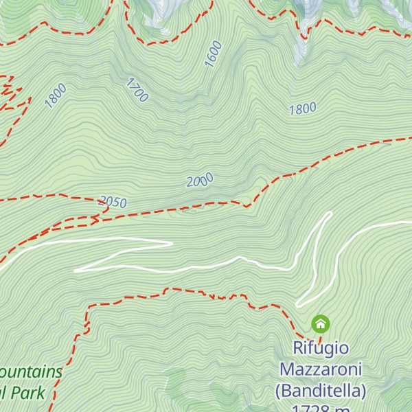 Map of Monte Sibilla