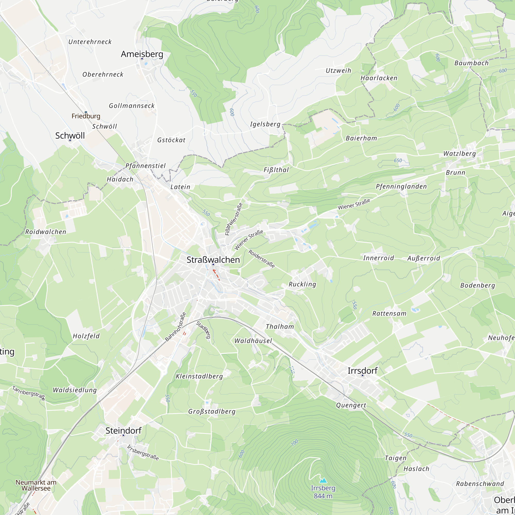 Wassergenossenschaft Straßwalchen map