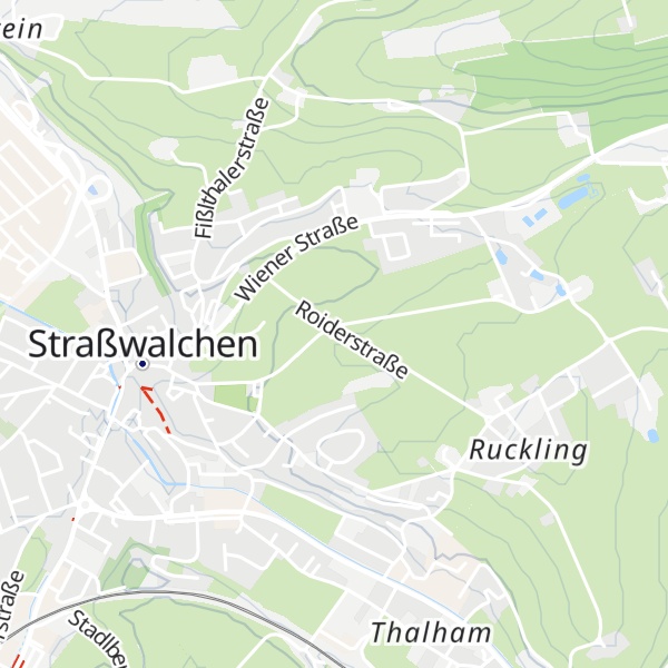 Map of Wassergenossenschaft Straßwalchen