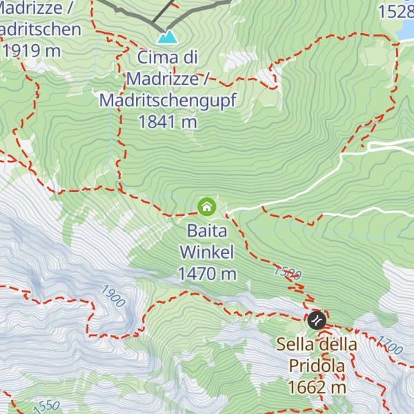 Map of Baita Winkel