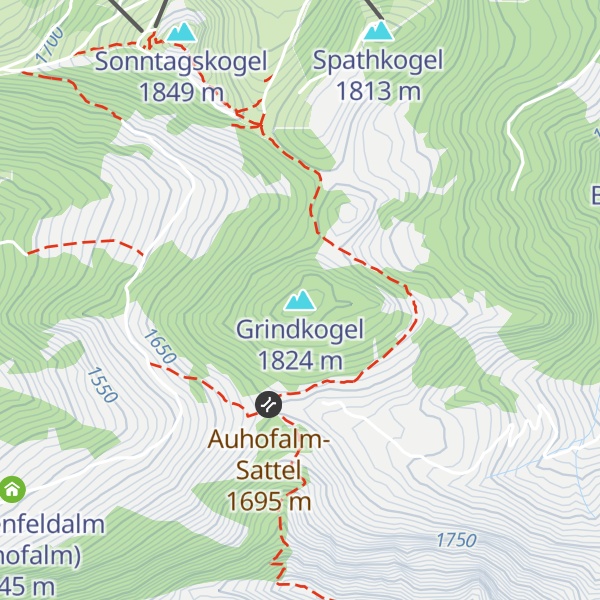Map of Grindkogel