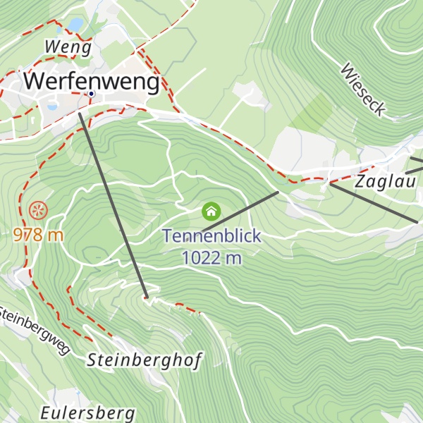 Map of Tennenblick