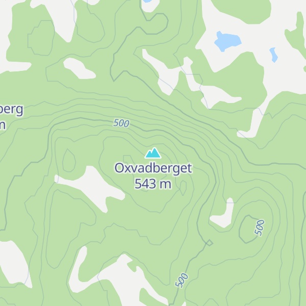 Map of Oxvadberget