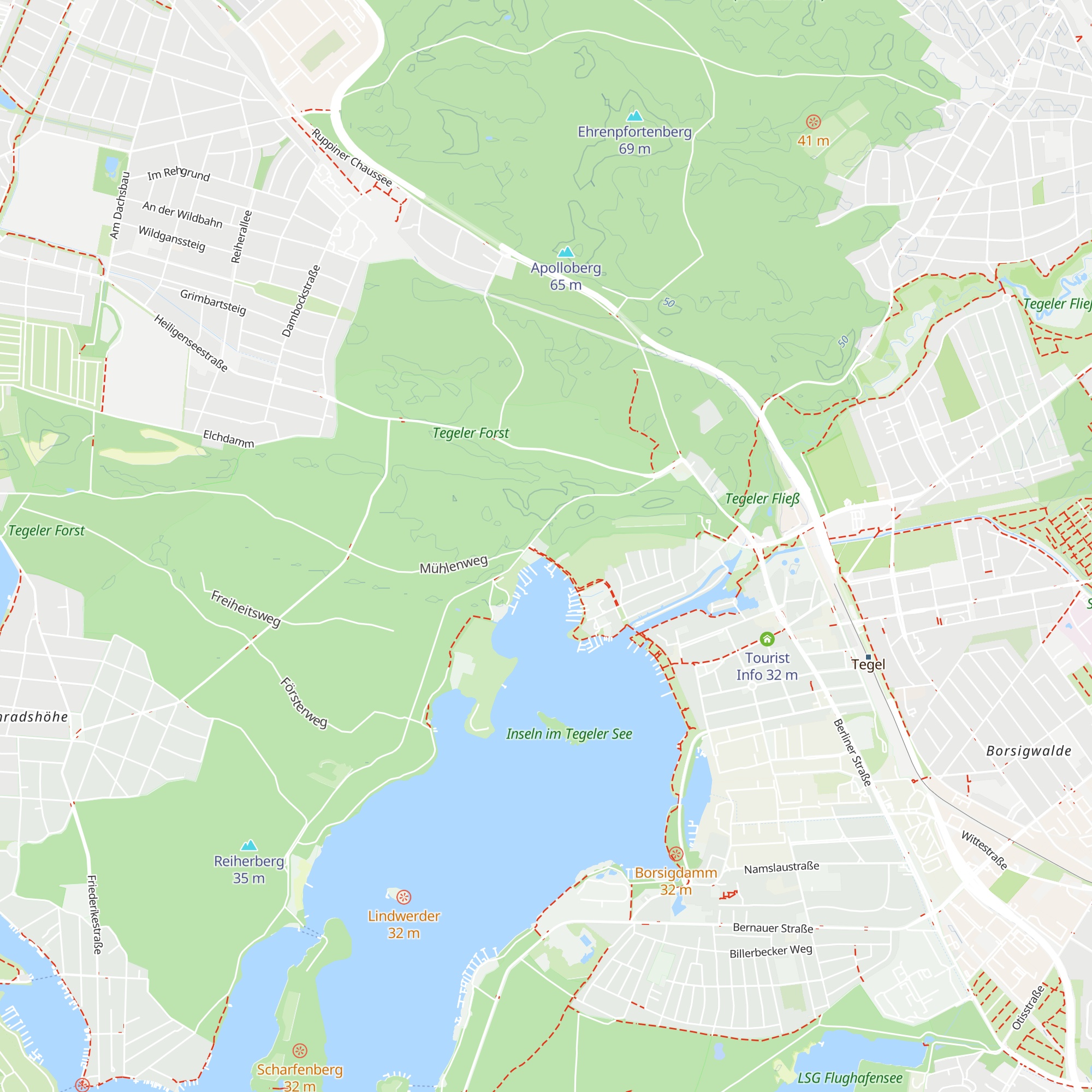 Waldhütte map