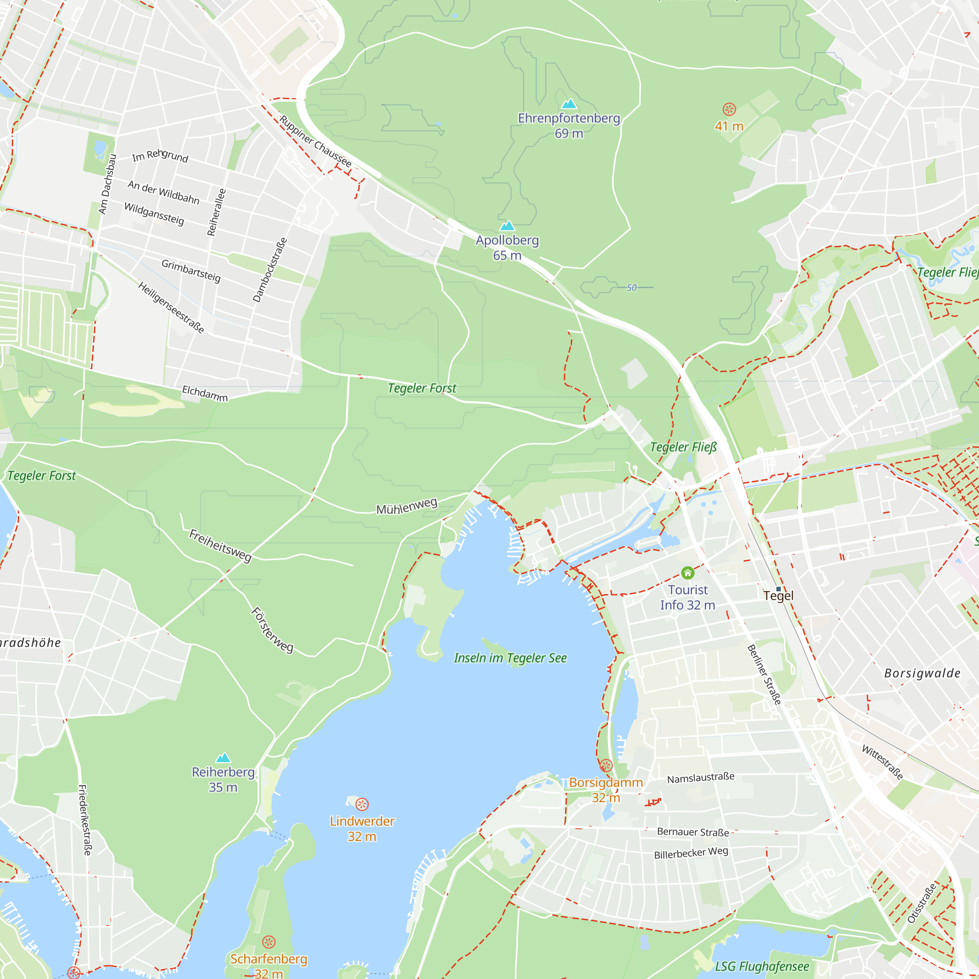 Waldhütte map