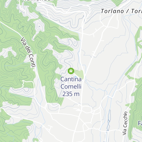 Map of Cantina Comelli
