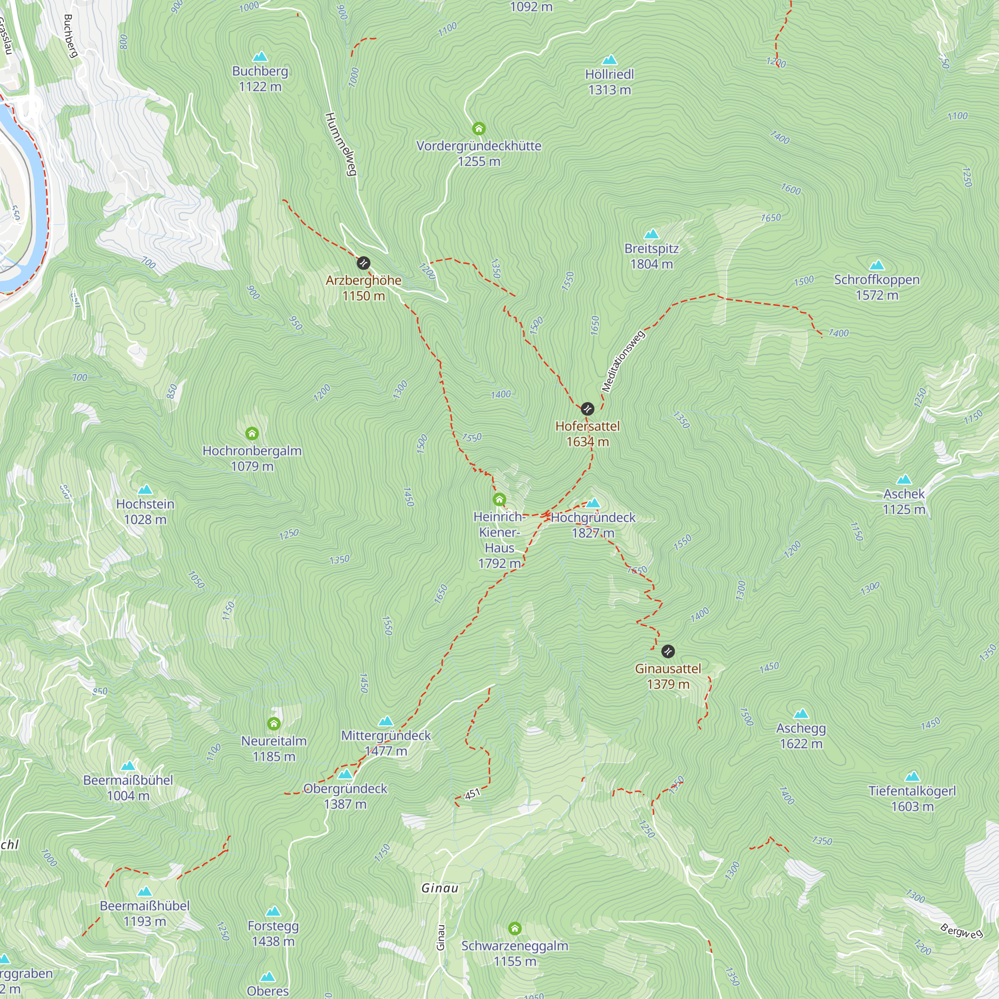 Heinrich-Kiener-Haus map