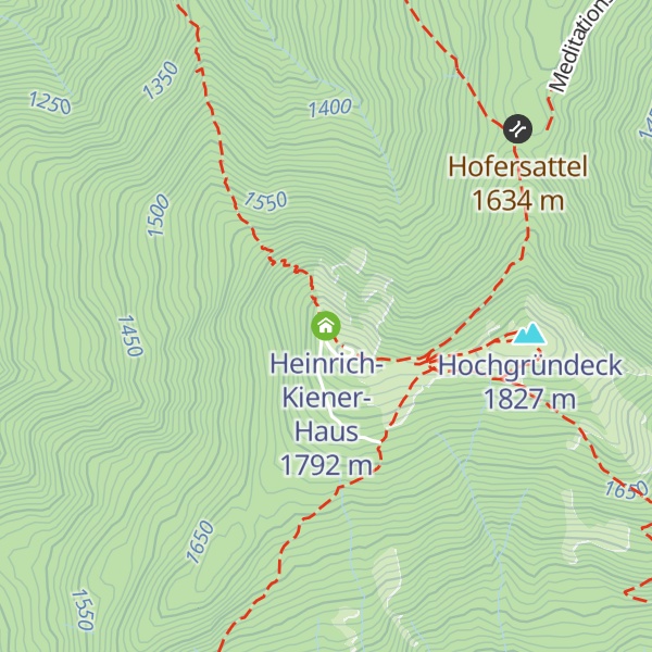 Map of Heinrich-Kiener-Haus