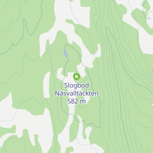 Map of Slogbod Näsvalltäckten