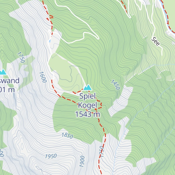 Map of Spiel Kogel