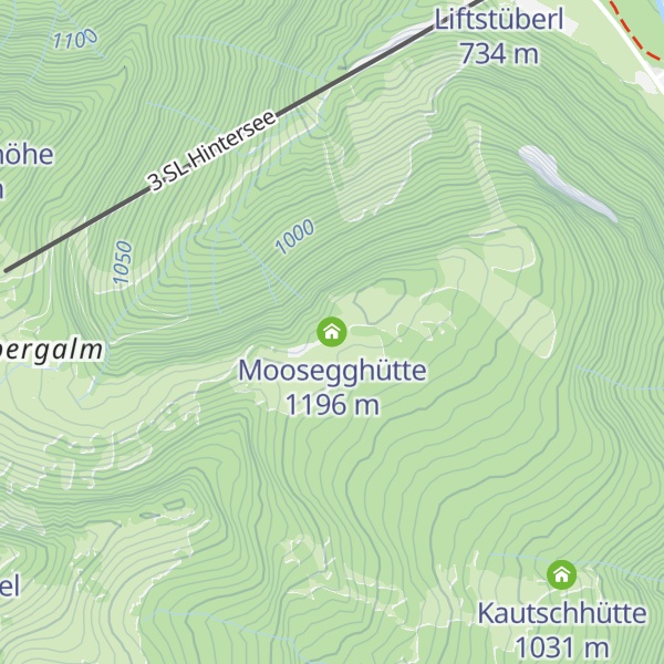 Map of Moosegghütte